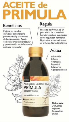 Aceite de Primula/Onagra Puro - Natier - comprar online