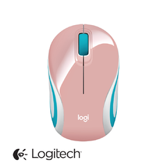 MOUSE MINI INALAMBRICO LOGITECH M187 (ROSA)