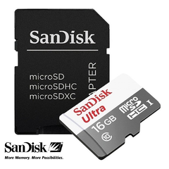 SANDISK ULTRA MICRO SDHC 16GB  C10 - comprar online