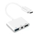 CABO ADAPTADOR USB C PARA USB C, P2 E USB 3.0 MARCA: TOMATE MTC-7004 - comprar online