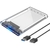 CASE HD 2,5 SATA USB 3.0 TRASPARENTE KNUP KP-HD012