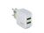 CARREGADOR DE DE TOMADA COM 2 SAIDAS USB KD-301C - comprar online