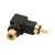 ADAPTADOR RCA 90: PONTA GOLD PRETO EMRC0003 - comprar online