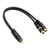 CABO AUDIO Y 1 MACHO X 2 FEMEAS GRANEL 0,2M 4MM USO AUTOMOTIVO CBAY0003 - comprar online