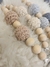 Portachupete de crochet y madera - tienda online