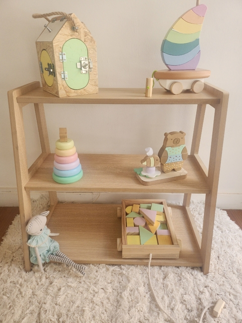 Mueble organizador montessori