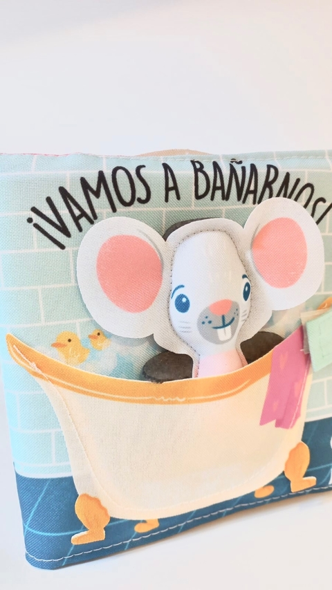 Libros de tela didácticos A Bañarse!