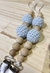 Portachupete de crochet y madera - comprar online