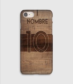 tu nombre y numero wood style - boca