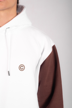 Imagen de HOODIE COPY BLANCO/MARRON