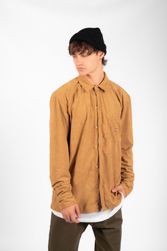 CORD SHIRT BEIGE - comprar online