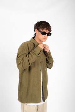 CORD SHIRT VERDE - tienda online