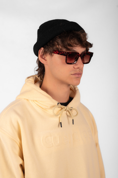 HOODIE EMBOSSED CREW CRUDO