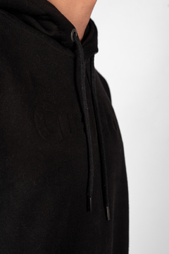 HOODIE EMBOSSED CREW NEGRO - comprar online