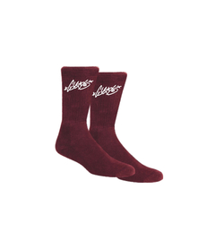 SOCKS TAGG BORDO