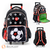 MOCHILA C/ CARRO 18P FOOTY PLAY 3D C/ LUCES LED CR.50093