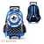 MOCHILA C/ CARRO 18P FOOTY PELOTA FUTBOL 3D C/ LUCES LED CR.50095