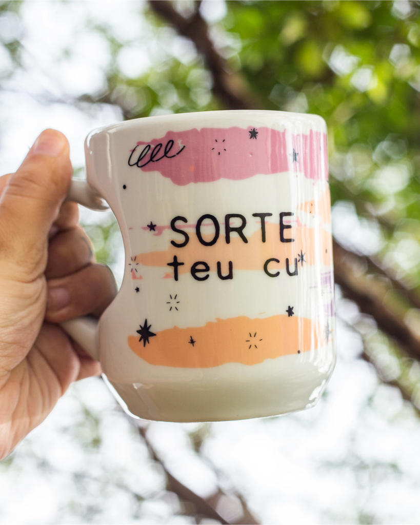 Caneca Personalizada , Xicara Personalizada Sorte teu cool