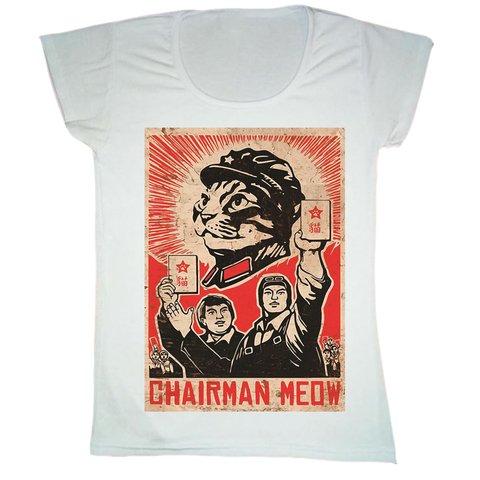 Chairman meow top t shirt