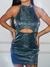 Vestido Madah Prata Glitter - comprar online