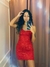 Vestido Naomi de Paetê Vermelho - comprar online