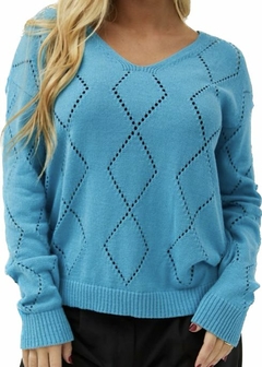 Sweater calado rombo (2415001)