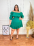 Vestido Curto Plus Size Verde Larissa