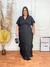 Vestido Longo Plus Size Clarissa Preto