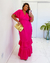 Vestido Longo Plus Size Clarissa Pink