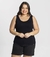 Regata Básica Plus Size Preta