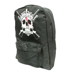 Combo Mochila Escolar Estampada Calavera mas Carpeta TDK en internet