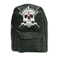 Combo Mochila Escolar Estampada Calavera mas Carpeta TDK