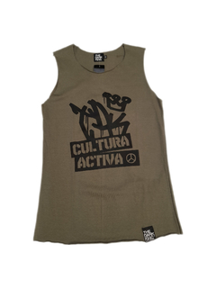 Musculosa Dama Clasica Unisex Estampada "Cultura Activa" OFF en internet