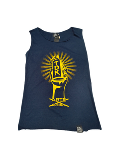 Musculosa Dama Clasica Unisex Estampada "Arte x Guerra" OFF - The Dark King