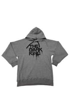 Buzo de Friza con Capucha Hoodie Estampado Logo Chorreado The Dark King VIEJA ESCUELA en internet