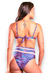 Biquíni Areia Branca Prime Hot Pant Tule Cobra Roxo (ATACADO)