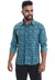 Camisa Areia Branca Tropical Slim Fit Verde (ATACADO)