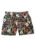 Shorts Areia Branca Resort Floral Preto