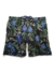 Shorts Areia Branca Sport Floral Verde (ATACADO)