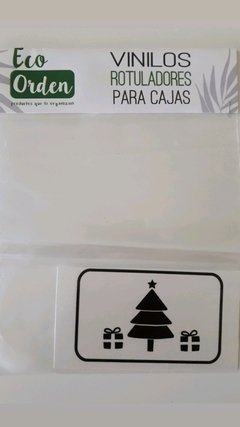 Vinilo Rotulador dibujo Fiestas Navideñas