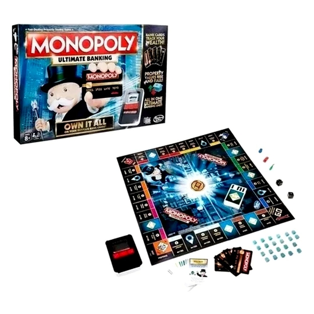 Juego De Mesa Monopoly Super Banco Electrónico Hasbro E8978