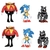 Muñeco Sonic The Hedgehog Figura x3 FEMA 40863 en internet