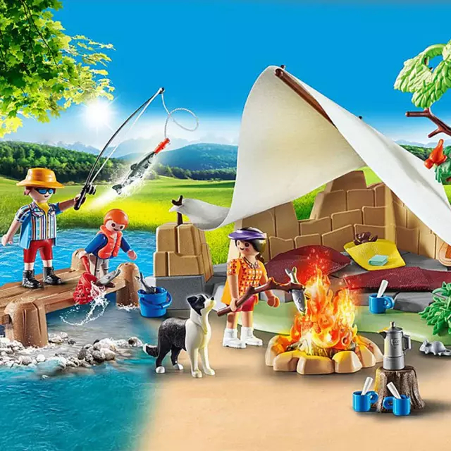 Playmobil Family Fun Familia Camping Aventura 70743