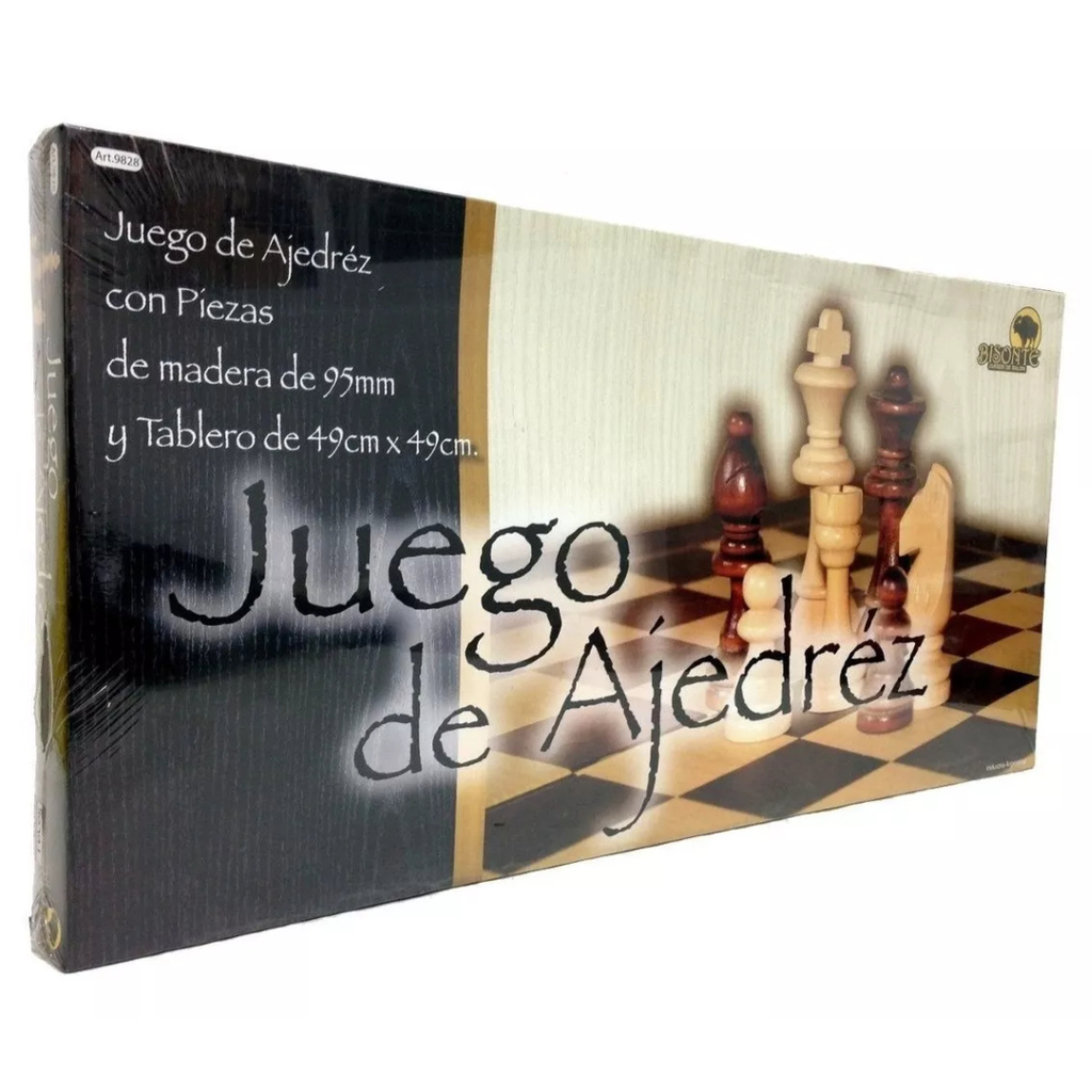 Juego de Ajedrez En Madera Bisonte 9828