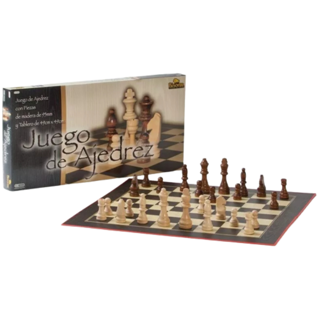 Juego de Ajedrez En Madera Bisonte 9828