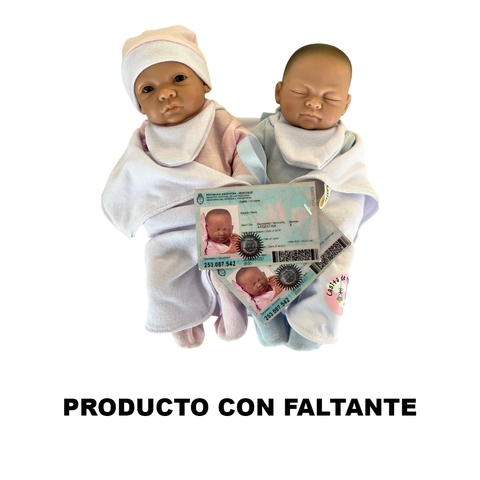 Bebes Mellizos Casita De Muñecas Art 116 PRODUCTO CON FALTANTE