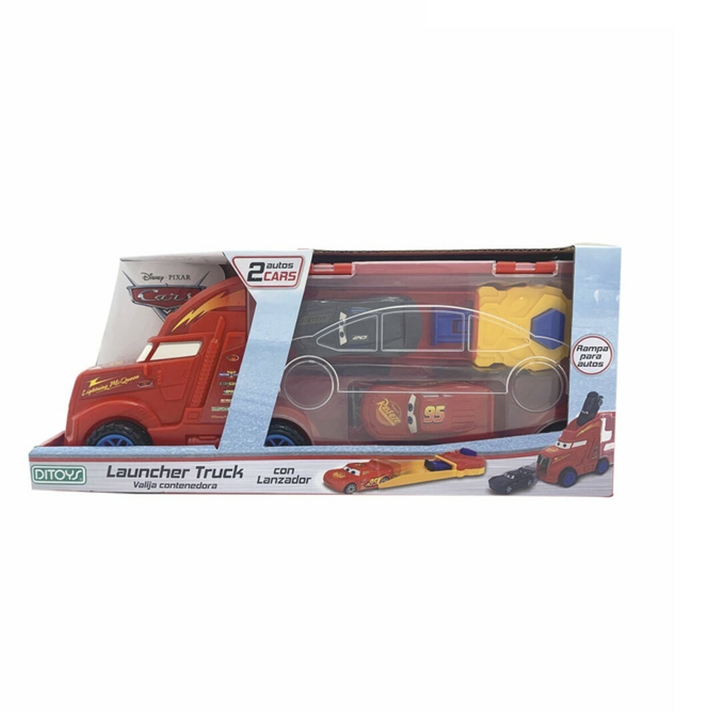 Camion rayo mcqueen con coches top