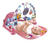 Gimnasio Para Bebe Benic Baby Con Piano Musical BB018 en internet