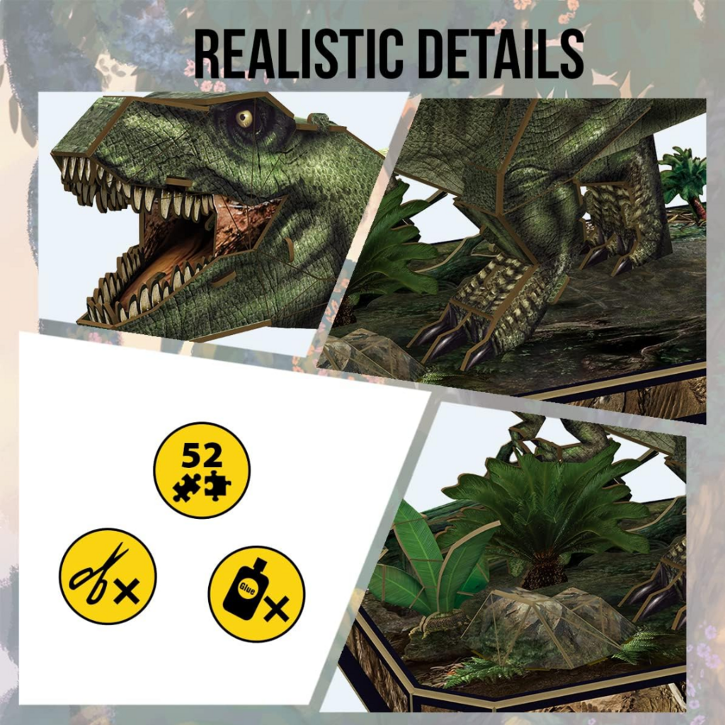 National Geographic - Puzzle 3D de dinossauros, brinquedos e jogos de  dinossauros ㅤ, Vivendo e crescendo