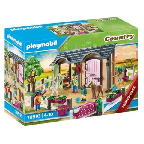 Playmobil Country Clase De Equitacion Caballos 70995